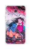 Radha Krishna Art Samsung J7 Back Cover