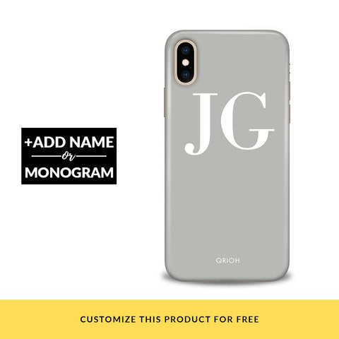 Pearly Initials Customized Phone Cover