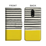 Classic Stripes Texture Flip Case for OnePlus