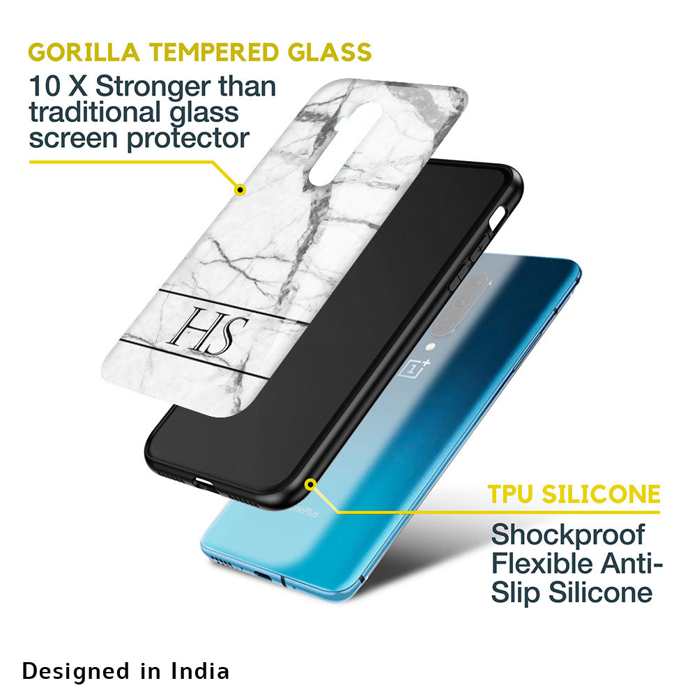 Perfect White Marble Custom Glass Case