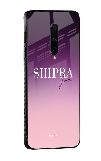 Purple Gradient Custom Glass Case
