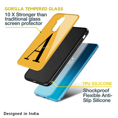 Stylish Yellow Custom Glass Case