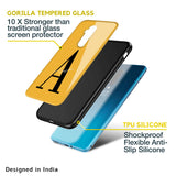 Stylish Yellow Custom Glass Case