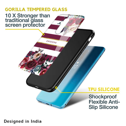 Maroon Blush Custom Glass Case