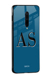 Stylish Blue Custom Glass Case