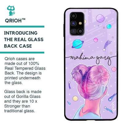 Admiring Galaxy Custom Glass Case