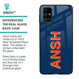 Dark Blue Custom Glass Case