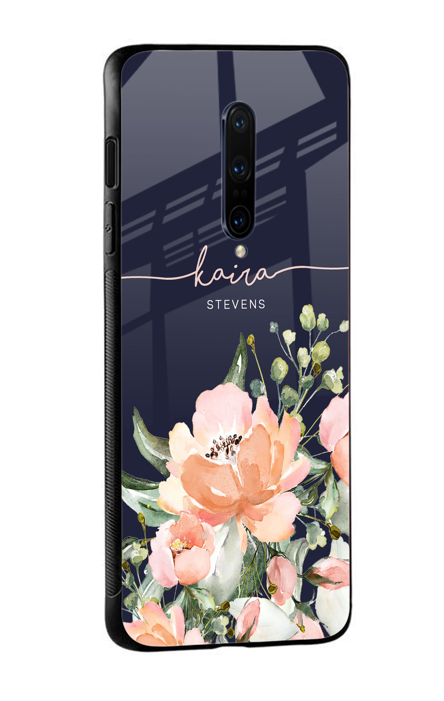 Flawless Floral Custom Glass Case