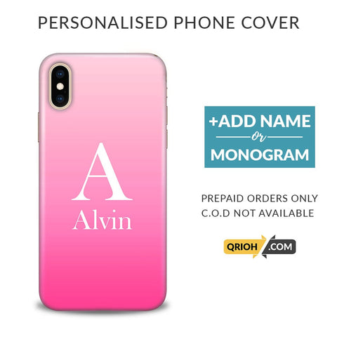 Pink Gradient Custom Phone Cover