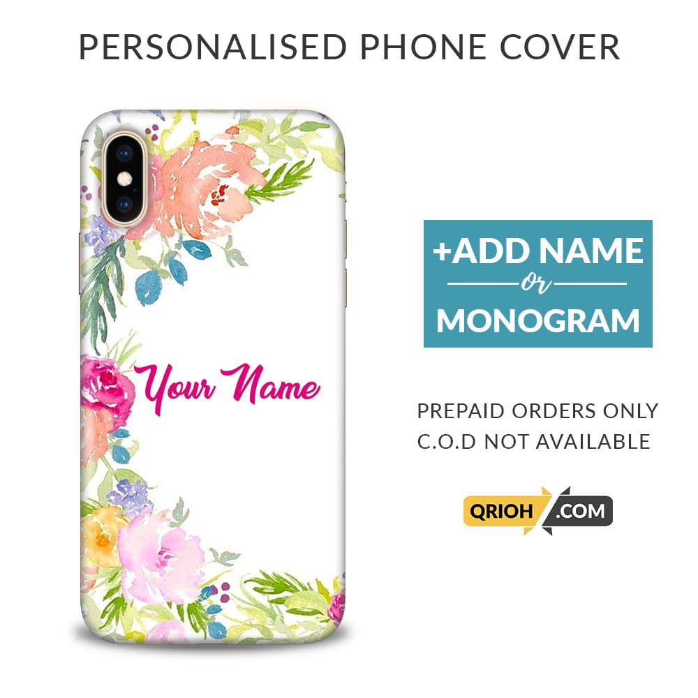 Floral Rain Custom Phone Cover
