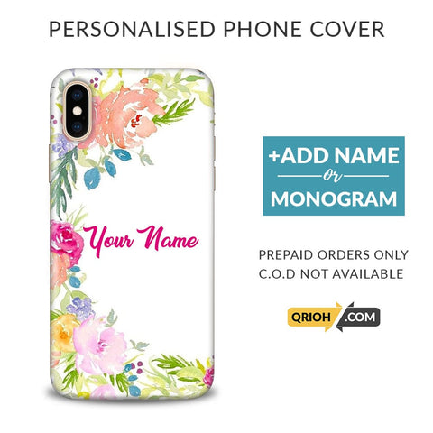 Floral Rain Custom Phone Cover