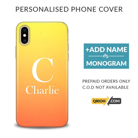 Orange Gradient Custom Phone Cover