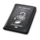 White Scorpio Passport Cover