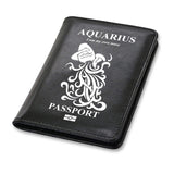 Aquarius Sign Passport Cover