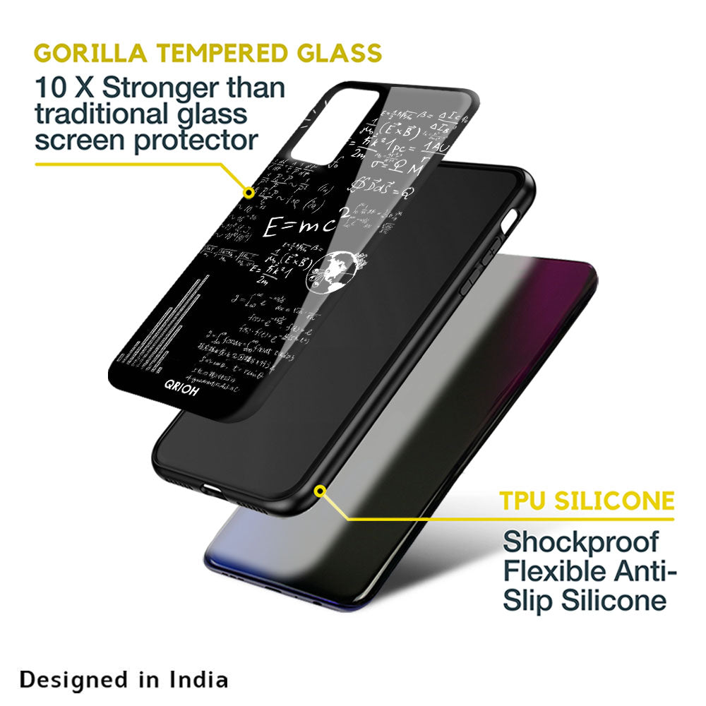Funny Math Glass Case for Oppo Reno8 5G