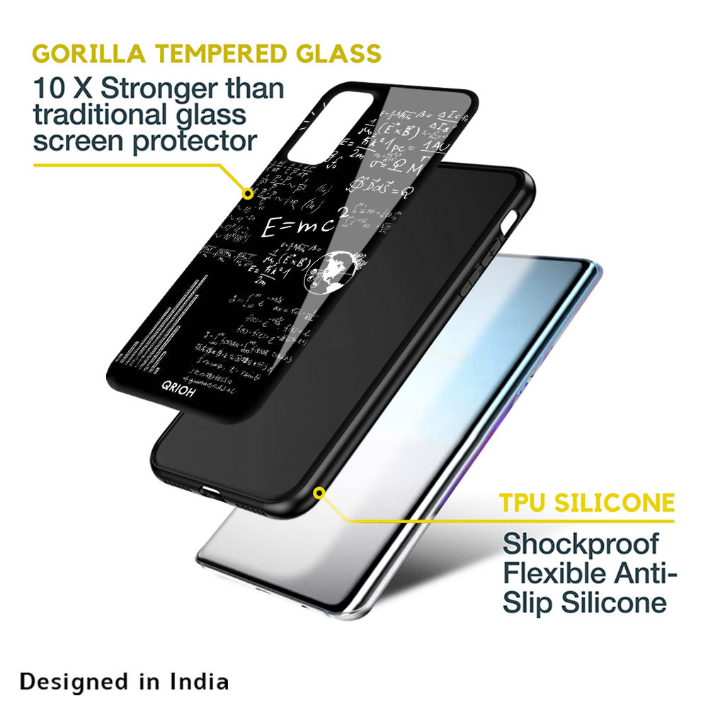 Funny Math Glass Case for Samsung Galaxy A50