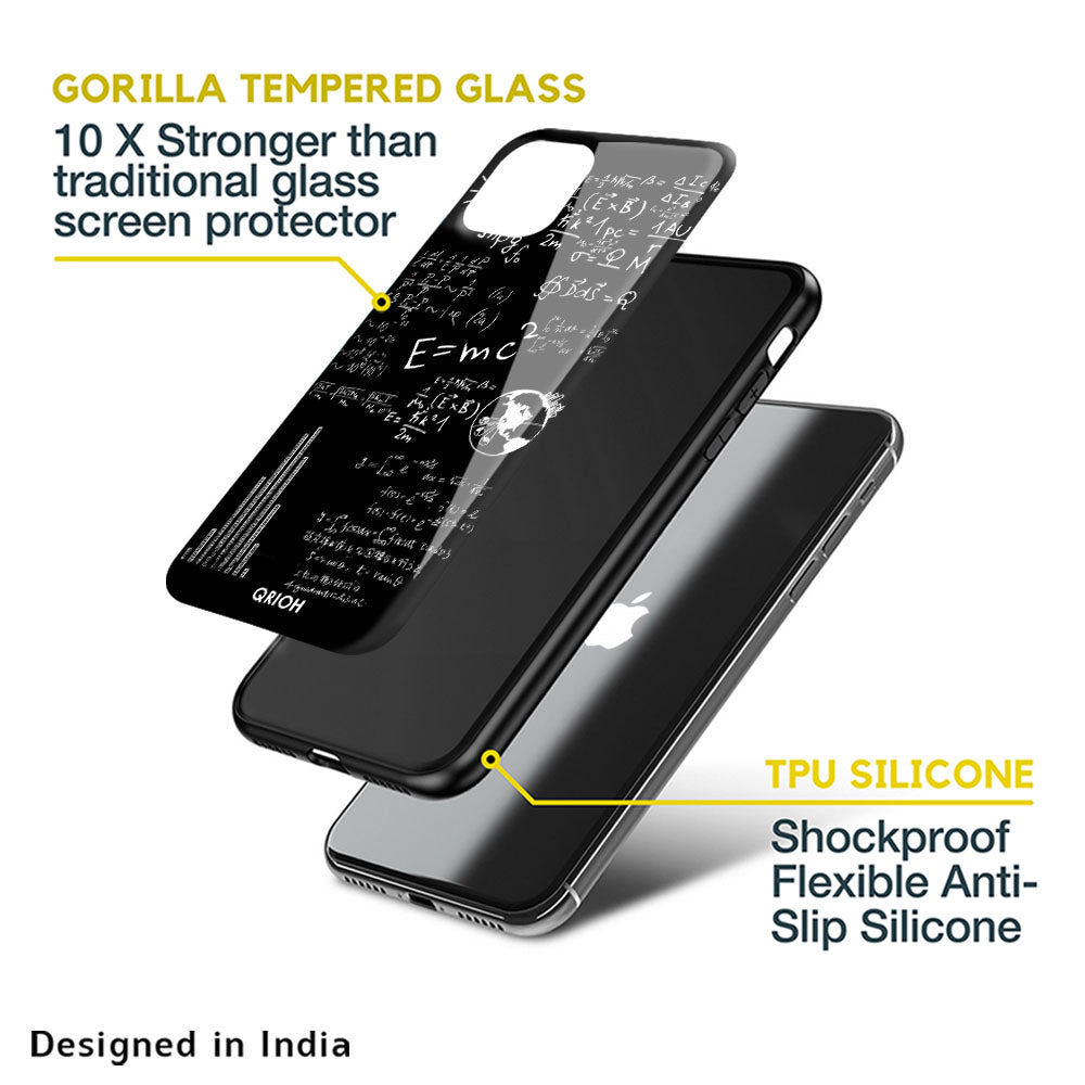 Funny Math Glass Case for Apple iPhone XS Max