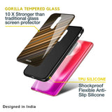 Diagonal Slash Pattern Glass Case for Realme 9 5G