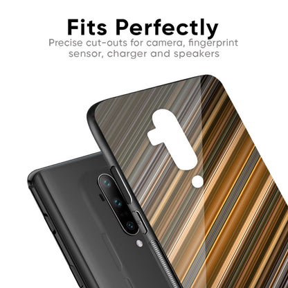 Diagonal Slash Pattern Glass Case for OnePlus 10T 5G