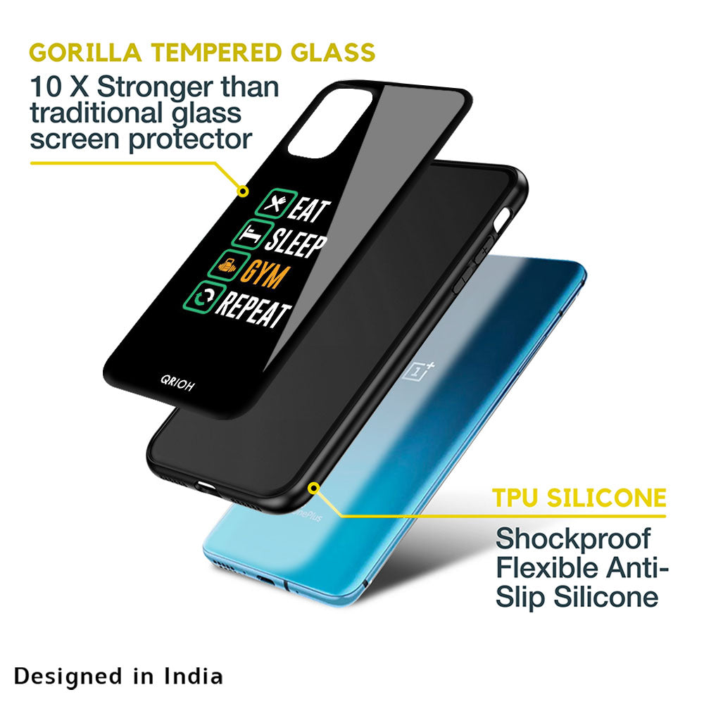 Daily Routine Glass Case for OnePlus 10T 5G