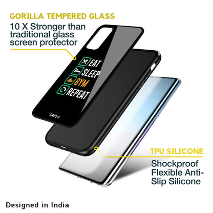 Daily Routine Glass Case for Samsung Galaxy A50