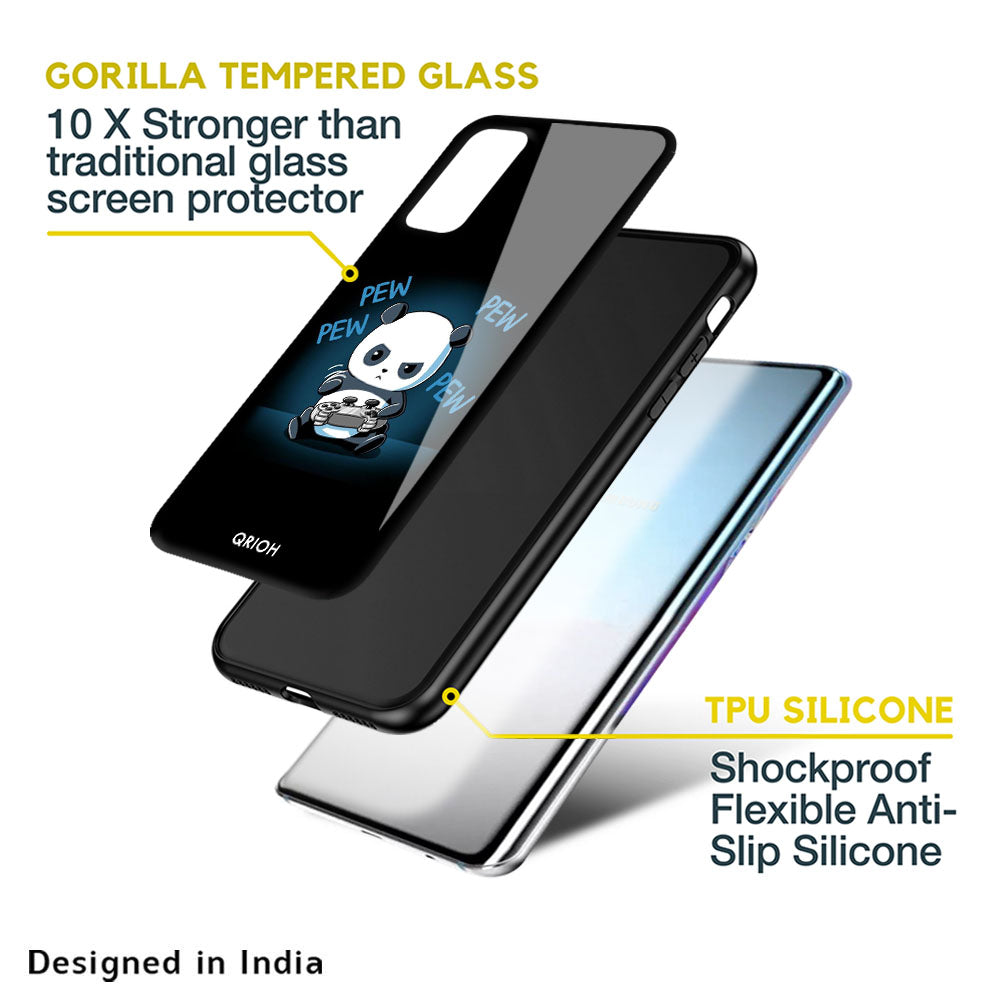 Pew Pew Glass Case for Samsung Galaxy A50
