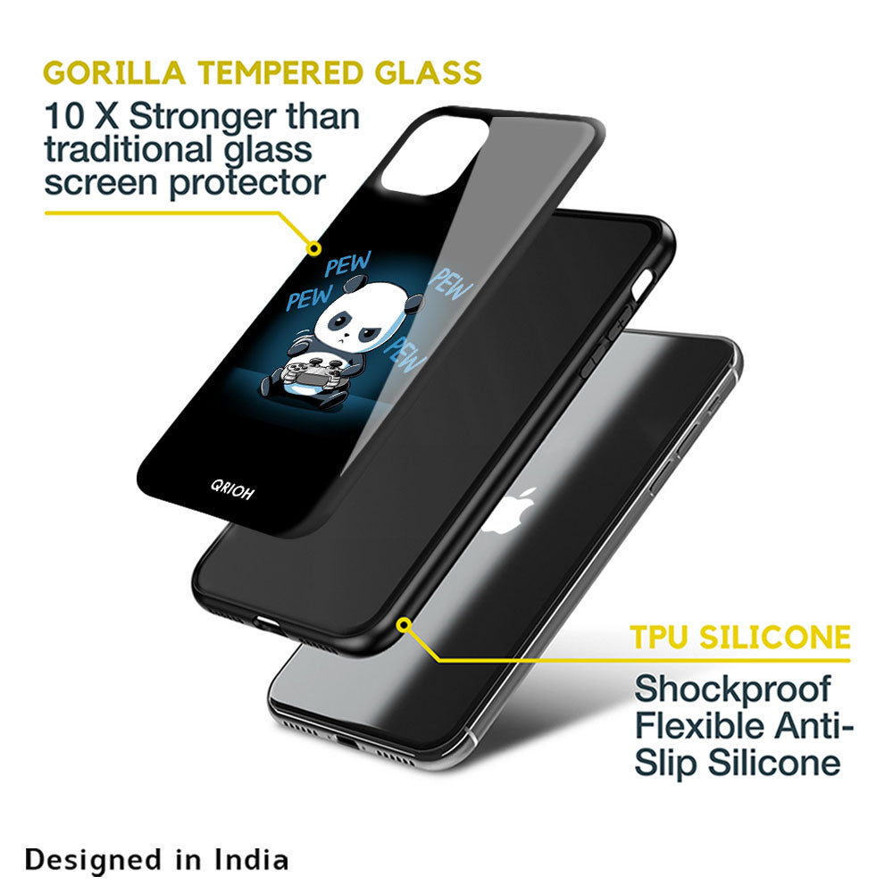 Pew Pew Glass Case for Apple iPhone 13