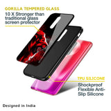 Red Angry Lion Glass Case for Realme 9 5G