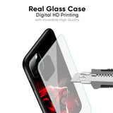 Red Angry Lion Glass Case for Oppo Reno7 Pro 5G
