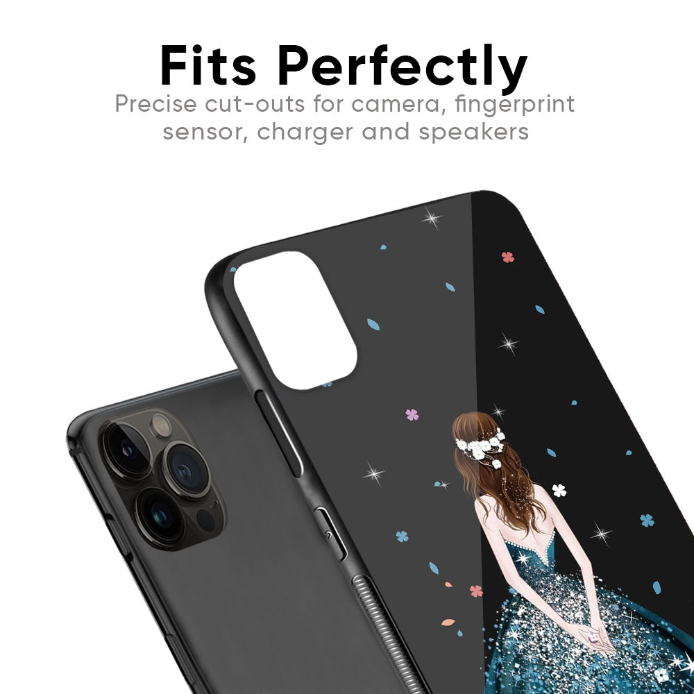 Queen Of Fashion Glass Case for Apple iPhone 13