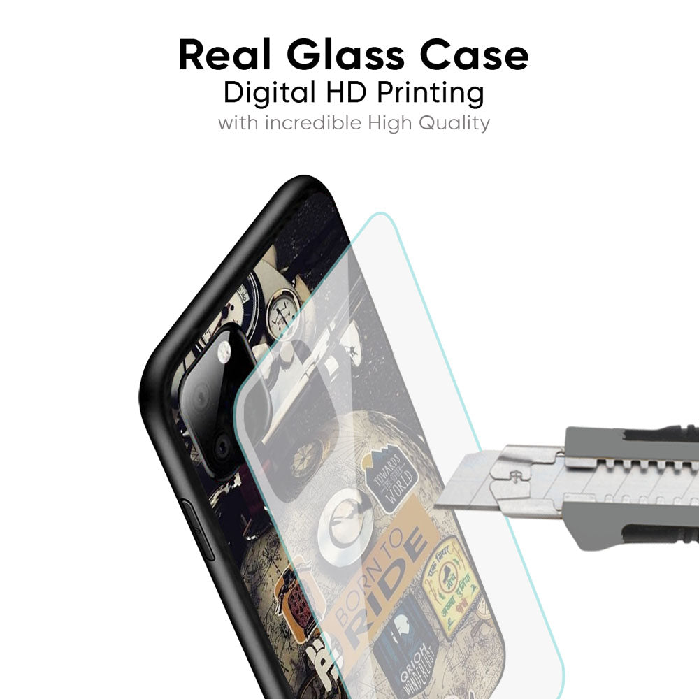 Ride Mode On Glass Case for Apple iPhone XS Max
