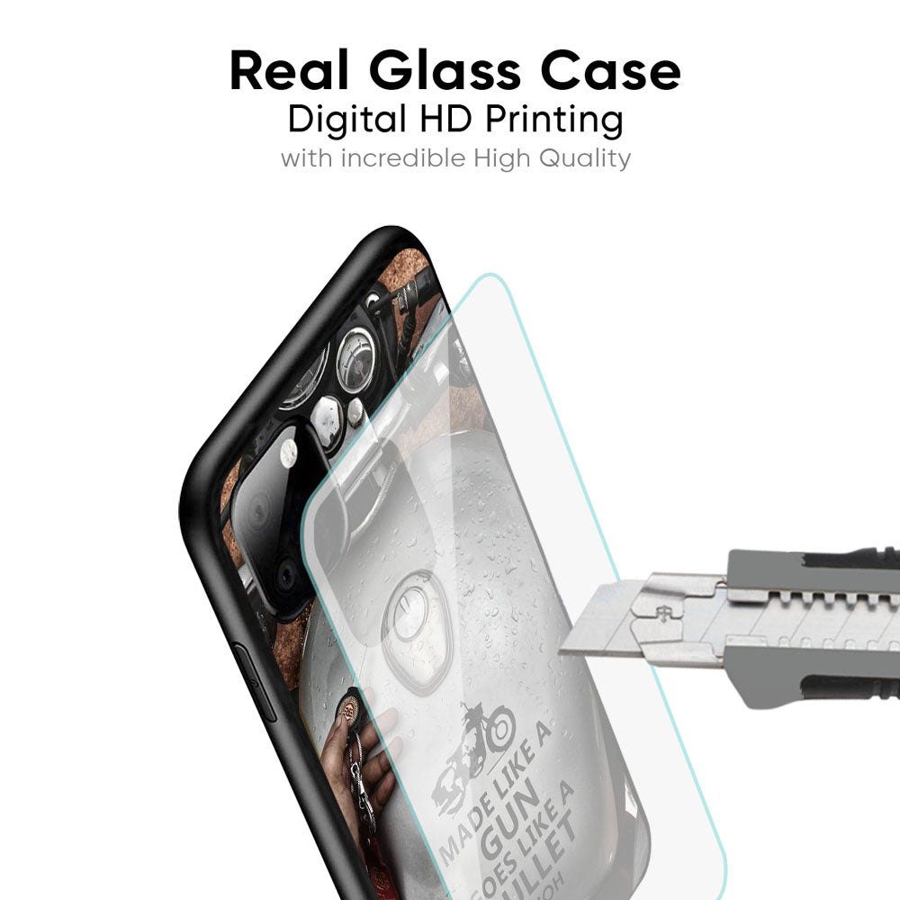 Royal Bike Glass Case for Apple iPhone XS Max
