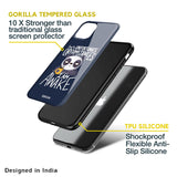 Struggling Panda Glass Case for Apple iPhone 12 Mini