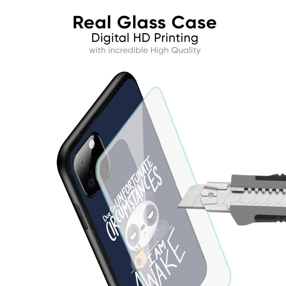 Struggling Panda Glass Case for Apple iPhone XS Max