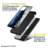 Dark Grunge Glass Case for Apple iPhone X