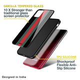 Vertical Stripes Glass Case for Vivo V15 Pro