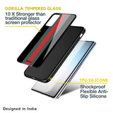 Vertical Stripes Glass Case for Samsung Galaxy M13