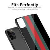 Vertical Stripes Glass Case for Apple iPhone X