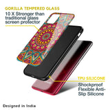 Elegant Mandala Glass Case for Vivo V15 Pro