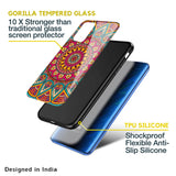 Elegant Mandala Glass Case for Mi Redmi Note 10