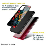 Retro Gorgeous Flower Glass Case for Vivo V15 Pro