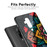 Retro Gorgeous Flower Glass Case for OnePlus 10T 5G