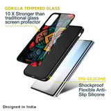 Retro Gorgeous Flower Glass Case for Samsung Galaxy A50