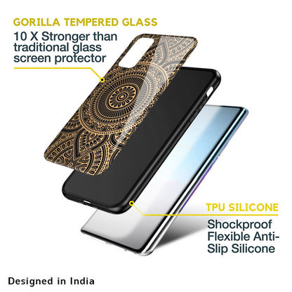 Luxury Mandala Glass Case for Samsung Galaxy M13