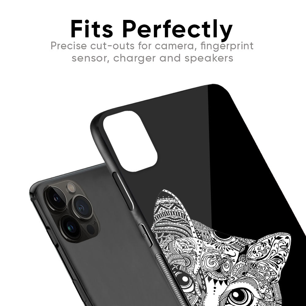 Kitten Mandala Glass Case for Apple iPhone 11 Pro Max