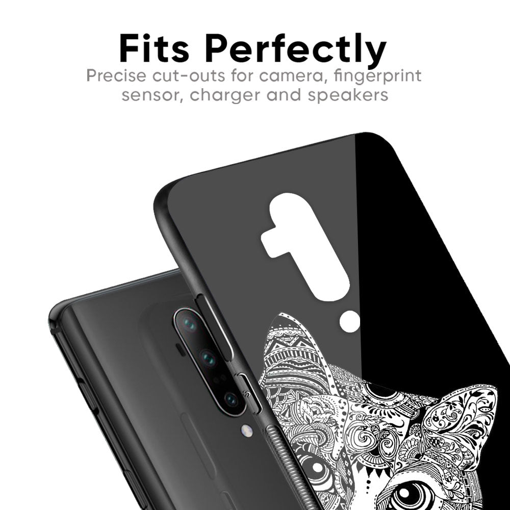 Kitten Mandala Glass Case for OnePlus 10T 5G