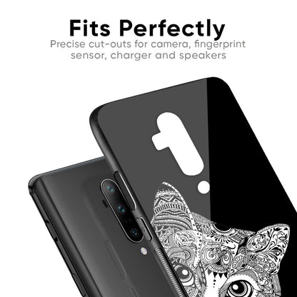 Kitten Mandala Glass Case for OnePlus 10T 5G