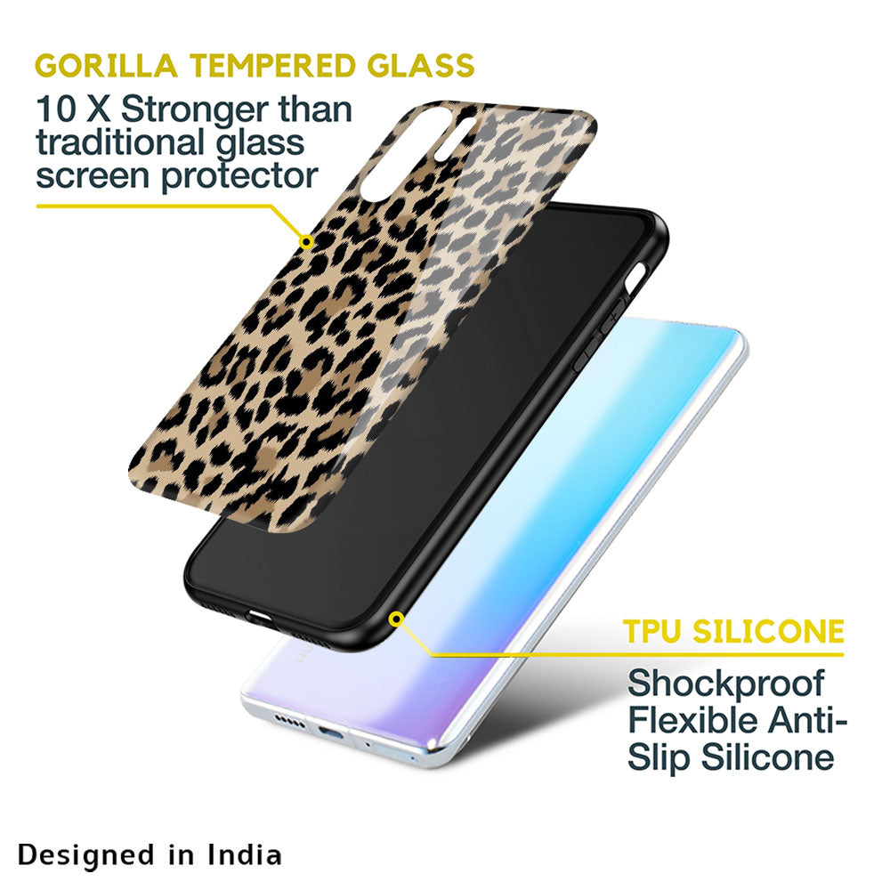 Leopard Seamless Glass Case For Huawei P30 Pro