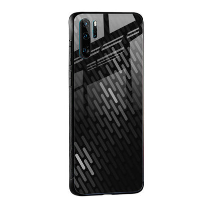 Dark Abstract Pattern Glass Case For Huawei P30 Pro