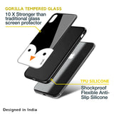 Cute Penguin Glass Case for iPhone SE 2022